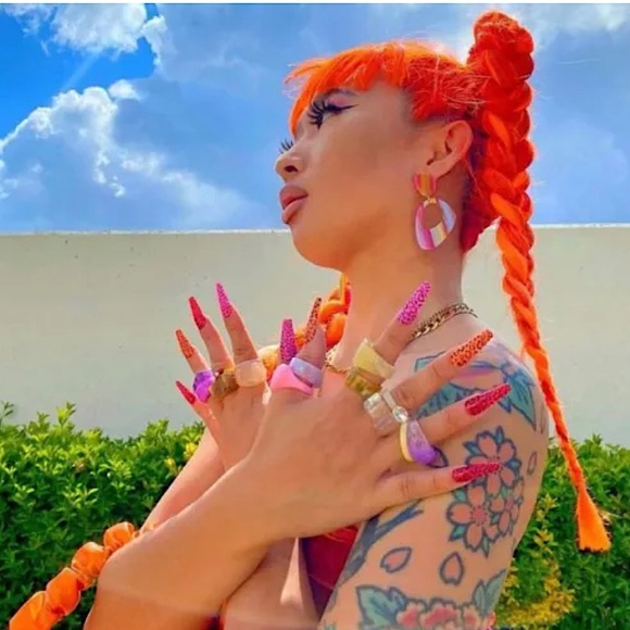 Scandal Leopard accent Press Ons - Picture 6 of 10